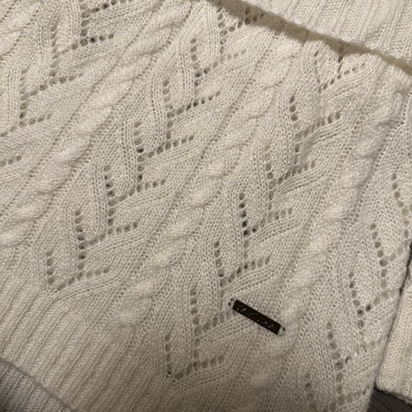 🌥️Sakura off the shoulder half sleeve knitted sweater - Picture 4 of 4